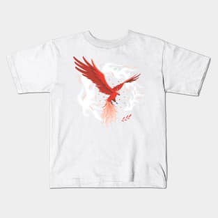 Flying phoenix Kids T-Shirt